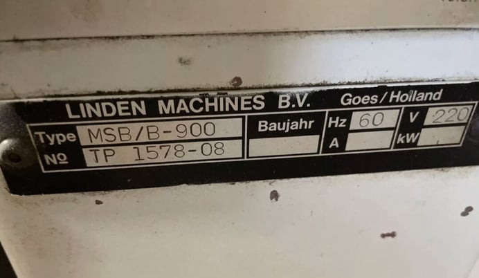 36" GrindingMaster #MSB/B-900, belt grinder including sander - Image 4