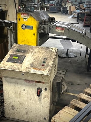 24" x .187" Coe Press Equipment #CPRF-S424, servo feed, 4" rolls diameter, 395 FPM - Image 1