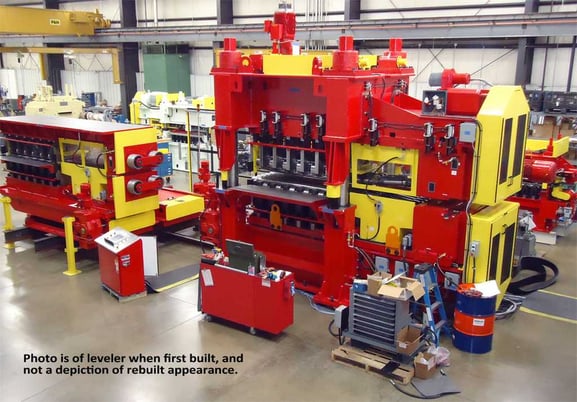 72" x .5" Machine Concepts, precision leveler, 300 FPM, 75000 psi, 460 V., 600 HP - Image 1