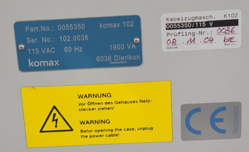 Komax #102, feeder wheel, serial #102.0036 - Image 7