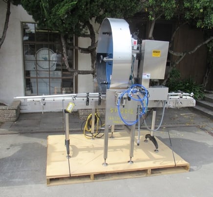 McBrady #200, orbital bottle washer, ionized air rinsing, Stainless Steel, 200 BPM, 2011 - Image 4