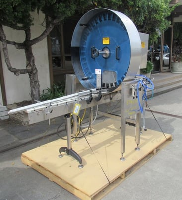 McBrady #200, orbital bottle washer, ionized air rinsing, Stainless Steel, 200 BPM, 2011 - Image 5