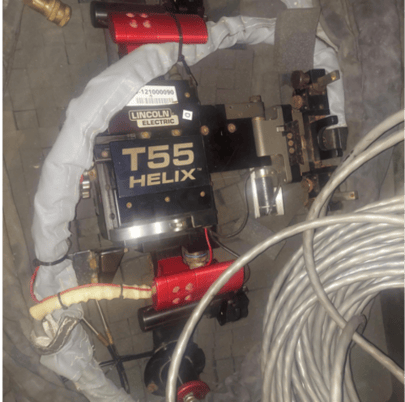 Orbital Welding System, Lincoln, Apex 2100, Power Wave S500 Cool Arc 55 Helix T55 weld head (3 available) - Image 1