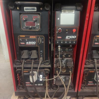 Orbital Welding System, Lincoln, Apex 2100, Power Wave S500 Cool Arc 55 Helix T55 weld head (3 available) - Image 2