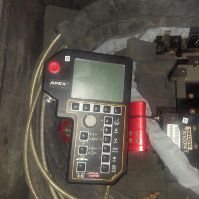 Orbital Welding System, Lincoln, Apex 2100, Power Wave S500 Cool Arc 55 Helix T55 weld head (3 available) - Image 6