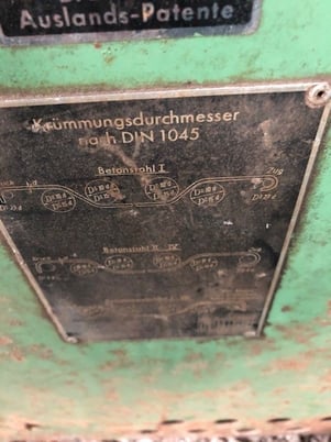 1-5/8" Peddinghaus #Perfekt-42k, Single/Double Bends, Stirrups/Multi-Angular Spirals, Electric Foot Switch - Image 4