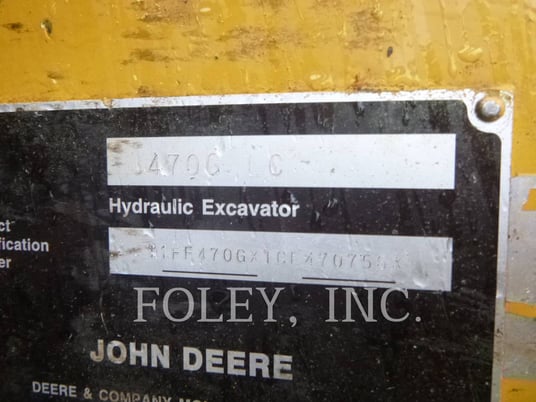 Deere &Co 470G, Crawler Excavator, 8978 hours, S/N: 1FF470GXTCE470756, 2016 - Image 6