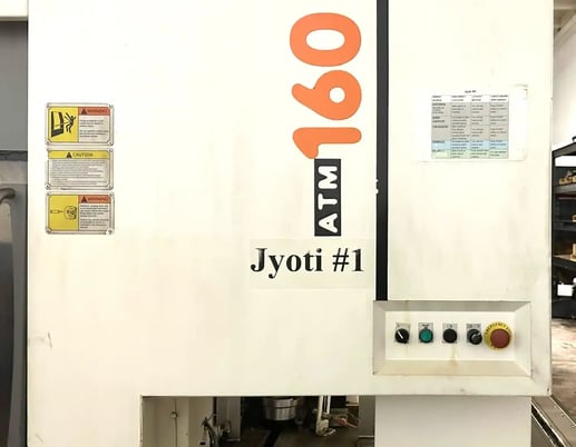 Jyoti #ATM-160, inverted vertical turret lathe, Y-Axis, 6" chuck, 1.5" bar, 27.5"X, 7.87"Y, 11.8"Z, 2016 - Image 5