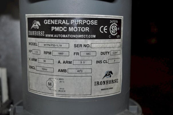 100 lb. Durant #DMD-100-M, Uncoiler, 24" ID x 36" outside dimensions, 1/3 HP, 110 V. - Image 8