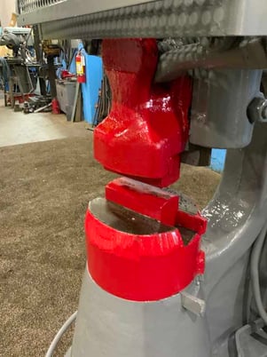 100 lb. Mayer #16, power hammer, 14" throat, 5 HP, 275 SPM - Image 3