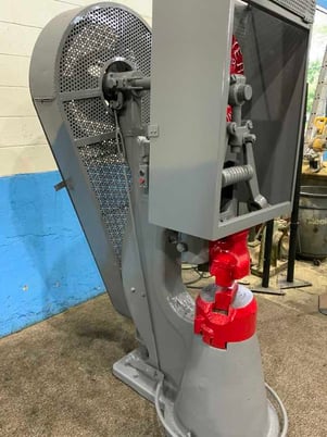 100 lb. Mayer #16, power hammer, 14" throat, 5 HP, 275 SPM - Image 6