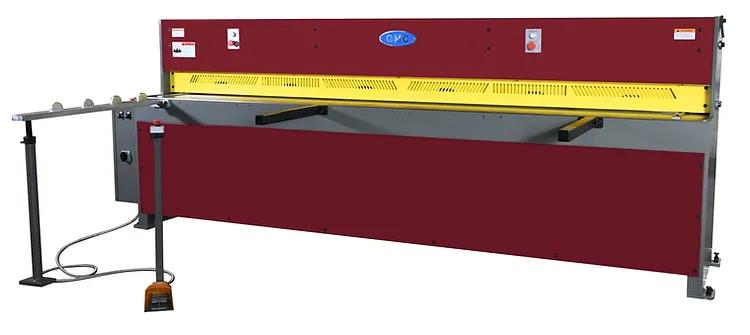 10 gauge x 6' GMC #EPS-0610M, mechanical shear, 26" manual Back Gauge, (2) 24" front support arms,new - Image 1