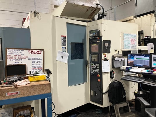 Niigata #SPN50, 4-Axis horizontal machining center, Fanuc 16iM, 29.5" X, 29.5" Y, 29.5" Z, 12000 RPM, 60 - Image 6