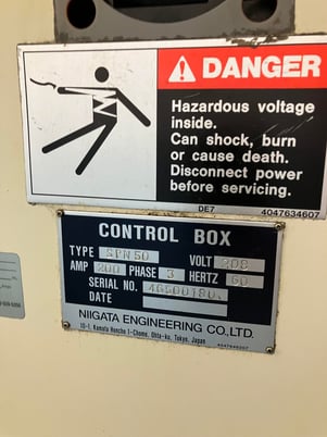 Niigata #SPN50, 4-Axis horizontal machining center, Fanuc 16iM, 29.5" X, 29.5" Y, 29.5" Z, 12000 RPM, 60 - Image 9