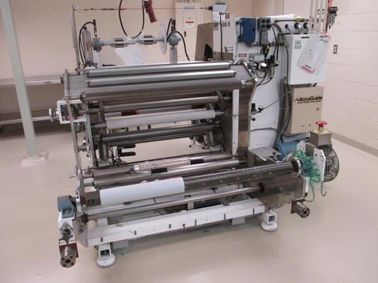 REM #3250.17, Paper Slitter & Rewinder, 36" Web Width x 30" Unwind diameter, 4" Traverse for Guider, 500 FPM - Image 2