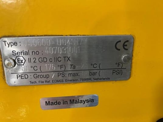 Emerson #050600-U0481A0, Actuator, 3" Ball Valve, 115 PSI - Image 2