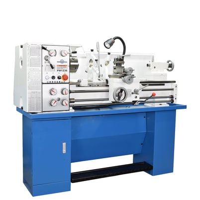 12" x 36" Precision Matthews #PM-1236, precision lathe w/ stand - Image 1
