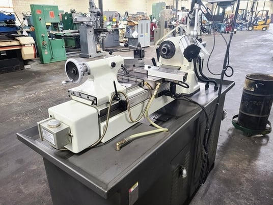 11" x 18" GMC Cyclematic #CTL-618EVS, tool room lathe, Fagor digital read out, steady/follow rests, one shot - Image 8