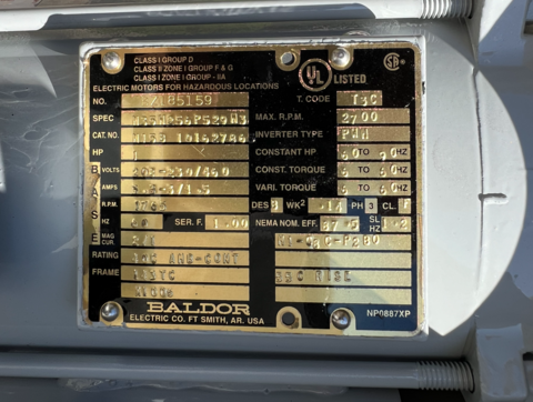 Union Process Szegvari attritor system #01HD/DM type B, lab size, 1 HP - Image 5