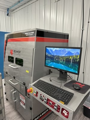 Beamer #FL23, marking machine, 24" marking area, 38" marking area, sealed optical collimator, diode laser - Image 1