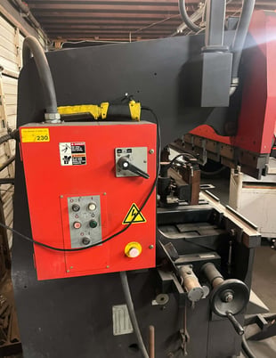 55 Ton, Amada #RG-50, CNC press brake, 6.8' OA, 59.9" between housing, 3.9" stroke, 15.76" throat, 14.6" - Image 3