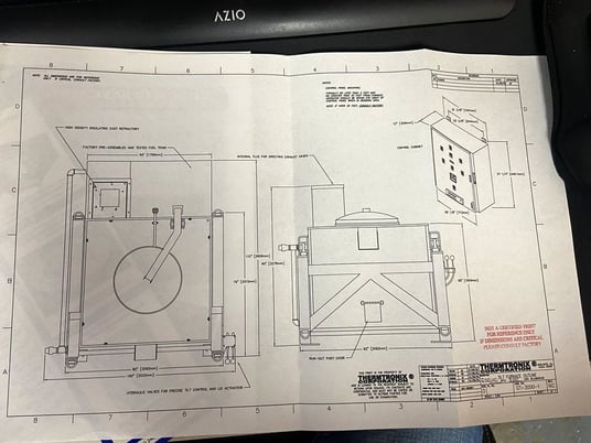 Thermtronix #GT-3000, Gas Fired, Aluminum Furnace, never used, 2018, GT-3000 - Image 6