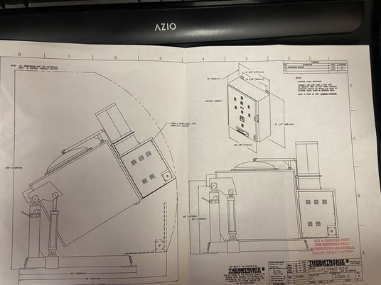 Thermtronix #GT-3000, Gas Fired, Aluminum Furnace, never used, 2018, GT-3000 - Image 7