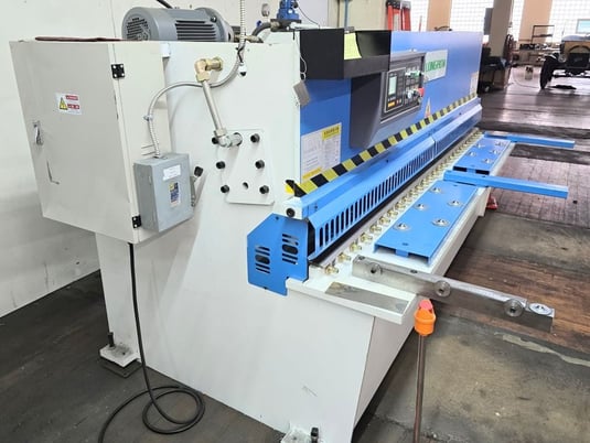 .157" x 10' LongBow #QC11Y-42500, Hydraulic Shear, 1.64' Back Gauge, 2023 - Image 2