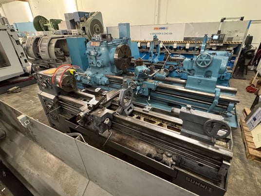 20"/27" x 80" Summit #20-4x80, Gap Bed Engine Lathe, 3-Jaw 12" chk, inch/metric threads, 10 HP - Image 6