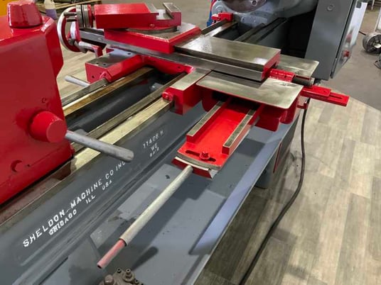 15" x 42" Sheldon #R15-6, engine lathe, 8" swing over cross slide, 3 & 4-jaw 10" chuck, 3 HP, taper attachment - Image 7