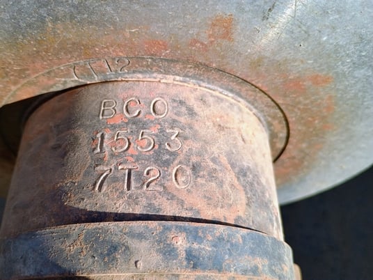 16 Stand, Bradbury, 37" roll space, gear driven, 3" shafts, 40 HP variable speed, 0-95 FPM, coil reel - Image 7