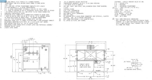 ZigZag Grounding Transformer 13800ZZ, Neutral Current 3014A for 10 Secondary , 9.19 ohms / Phase - Image 3