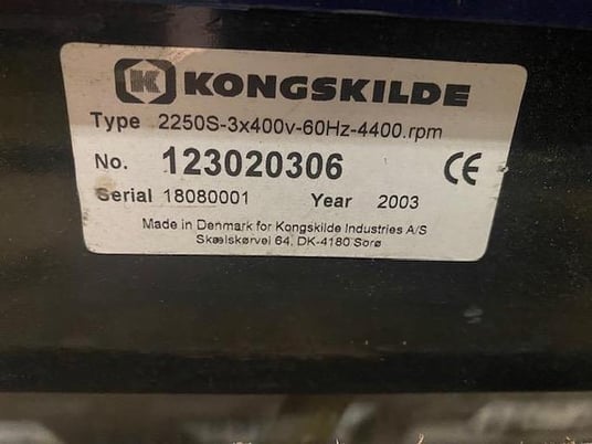 Blower, Kongslide #Multiair-2150, high pressure, 2003 - Image 3
