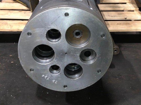 LNS #Hydrobar-6.65HS-5.2, barfeed, 2.5" diameter, 12' length, hydraulic tank, (2) support stands, 1990 - Image 2
