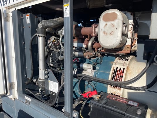 54 KW Airman PowerPro #SDG65S, trailer mounted, sound attenuated enclosure, 120/240/208/277/480 Volts, 7420 - Image 3