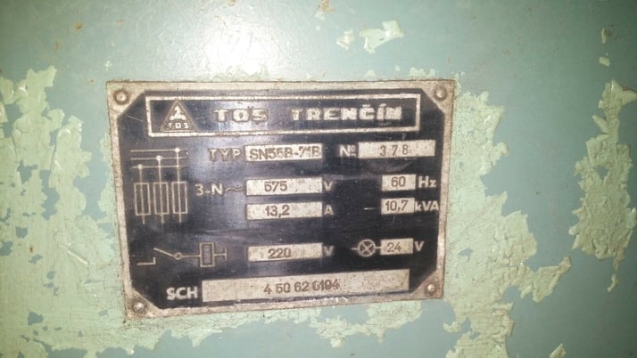 24" x 160" TOS #SN63B, Engine Lathe, 3" Spindle Bore, 14" Swing over cross-slide, 24' L x 6' H x 50" deep - Image 4