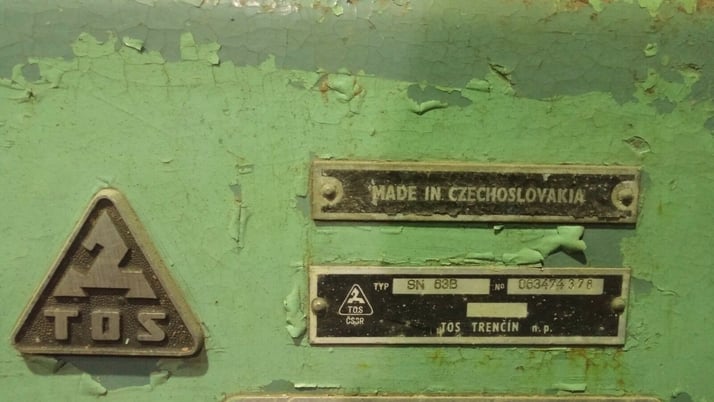 24" x 160" TOS #SN63B, Engine Lathe, 3" Spindle Bore, 14" Swing over cross-slide, 24' L x 6' H x 50" deep - Image 7