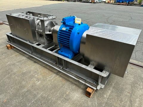 Refiner, FKC Screw Press #RE-350, Stainless Steel, 14" diameter, 30 HP - Image 3