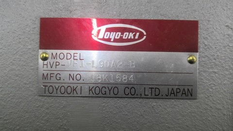Toyo-Oki #HVP-VF1-L90A2-B, hydraulic vane pump - Image 3