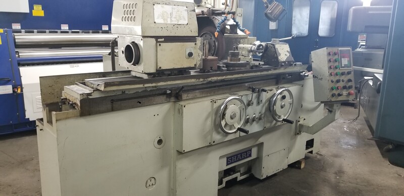12" x 40" Sharp #AD-1240A, universal cylindrical grinder, Mitsubishi MEL SEC F2-30GM-DU Control, 1998 - Image 1