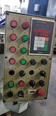 12" x 40" Sharp #AD-1240A, universal cylindrical grinder, Mitsubishi MEL SEC F2-30GM-DU Control, 1998 - Image 3