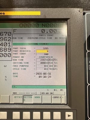 Daewoo Doosan #DT360D/40, CNC drilling & tapping center, 20.47"X, 14.17"Y, 12.6"Z, 12000 RPM, 14 ATC, 2014 - Image 3