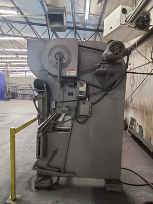 90 Ton, Dreis & Krump #8L10, Mechanical Press Brake, 10' overall, 102" between housing, 3" stroke, 40 SPM - Image 6