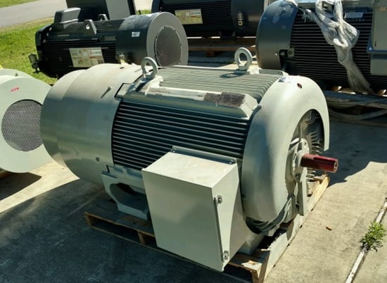 400 HP 3600 RPM Teco West, Frame 5808A, TEFC, BB, 1.15, used, 2300/4160 Volts - Image 2