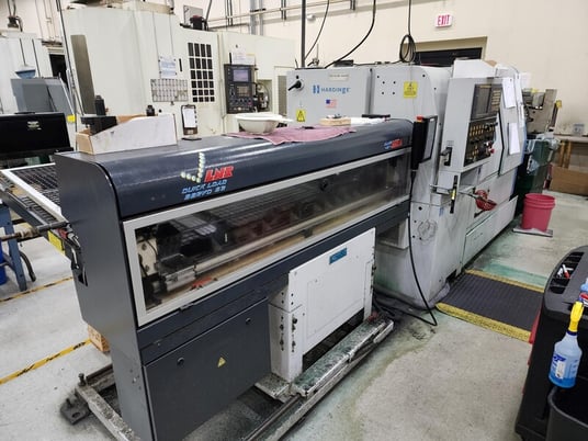 Hardinge #Elite-51-MS, CNC lathe, 18" swing, 2" bar, 16" centers, A2-6, 12 turret, 25 HP, 5000 RPM, FANUC - Image 1