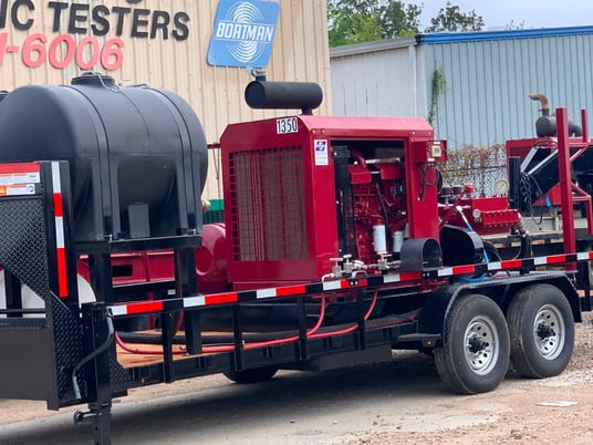 30 GPM @ 15000 psi, Gardner Denver #TY375M, hydrotest trailer - Image 1