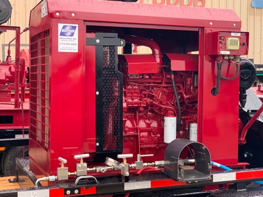 30 GPM @ 15000 psi, Gardner Denver #TY375M, hydrotest trailer - Image 4
