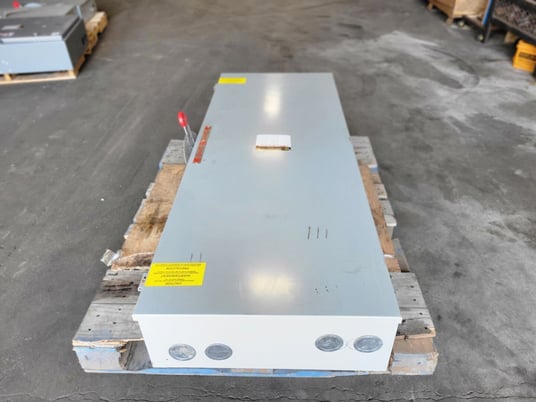 600 Amp. Square D, DTU366, double thrm non-fused disconnect switch, 3 pole, 600 Volts - Image 1