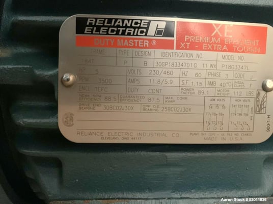 105 GPM @ 95' TDH, APV Crepaco #W20/20, Stainless Steel centrifugal pump, 3500 RPM, 2" inlet, 2" outlet - Image 3