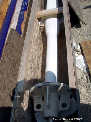 Beaver Tail Baffle, 3 finger down acting baffle, 110" long x 7" Span for a 8" nozzle, with Flange, Glass tip - Image 2